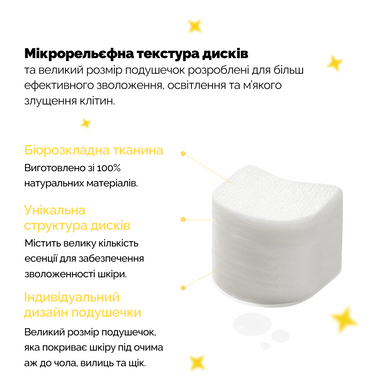 Зволожувальні тонер-педи для сяйва шкіри Needly Vita C glow Jelly Pad, 5мл * 2шт  8809455422502 Купити в Україні