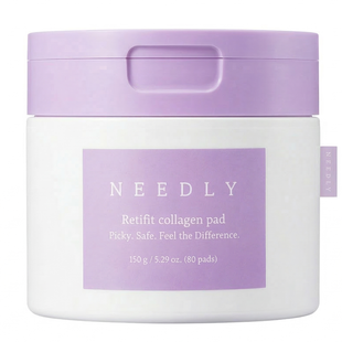 Тонер-педи з колагеном для зволоження та пружності Needly Retifit Collagen Pad, 80 шт 8809455424155 Купити в Україні