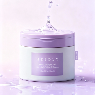 Тонер-педи з колагеном для зволоження та пружності Needly Retifit Collagen Pad, 80 шт 8809455424155 Купити в Україні