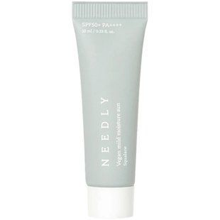 Зволожуючий сонцезахисний крем з рослинним скваланом Needly Vegan Mild Moisture Sun SPF 50+ PA++++, 10 мл 8809455422069 Купити в Україні