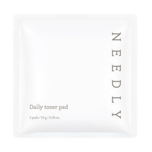 Пілінг - пад з BHA і PHA кислотами Needly Daily Toner Pad, 2 шт 8809455422830 Купити в Україні