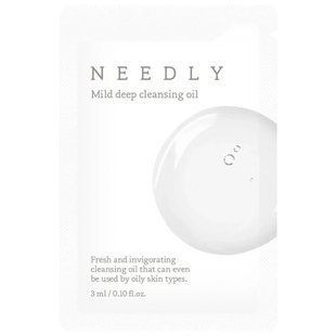 М'яка олія для глибокого очищення шкіри Needly Mild Deep Cleansing Oil, 3 мл 118809455422854 Купити в Україні